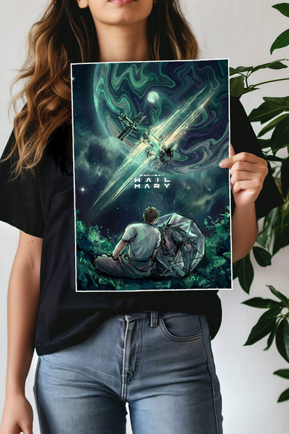 Project Hail Mary | Cosmic Artwork | Movie Poster