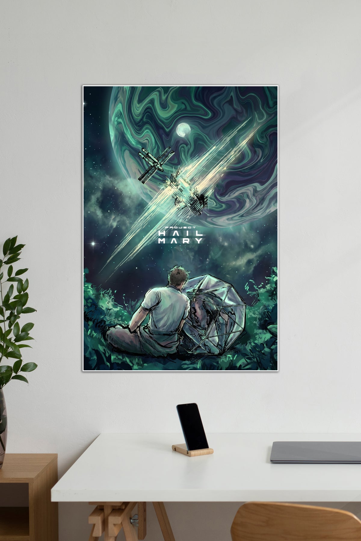 Project Hail Mary | Cosmic Artwork | Movie Poster - A4
