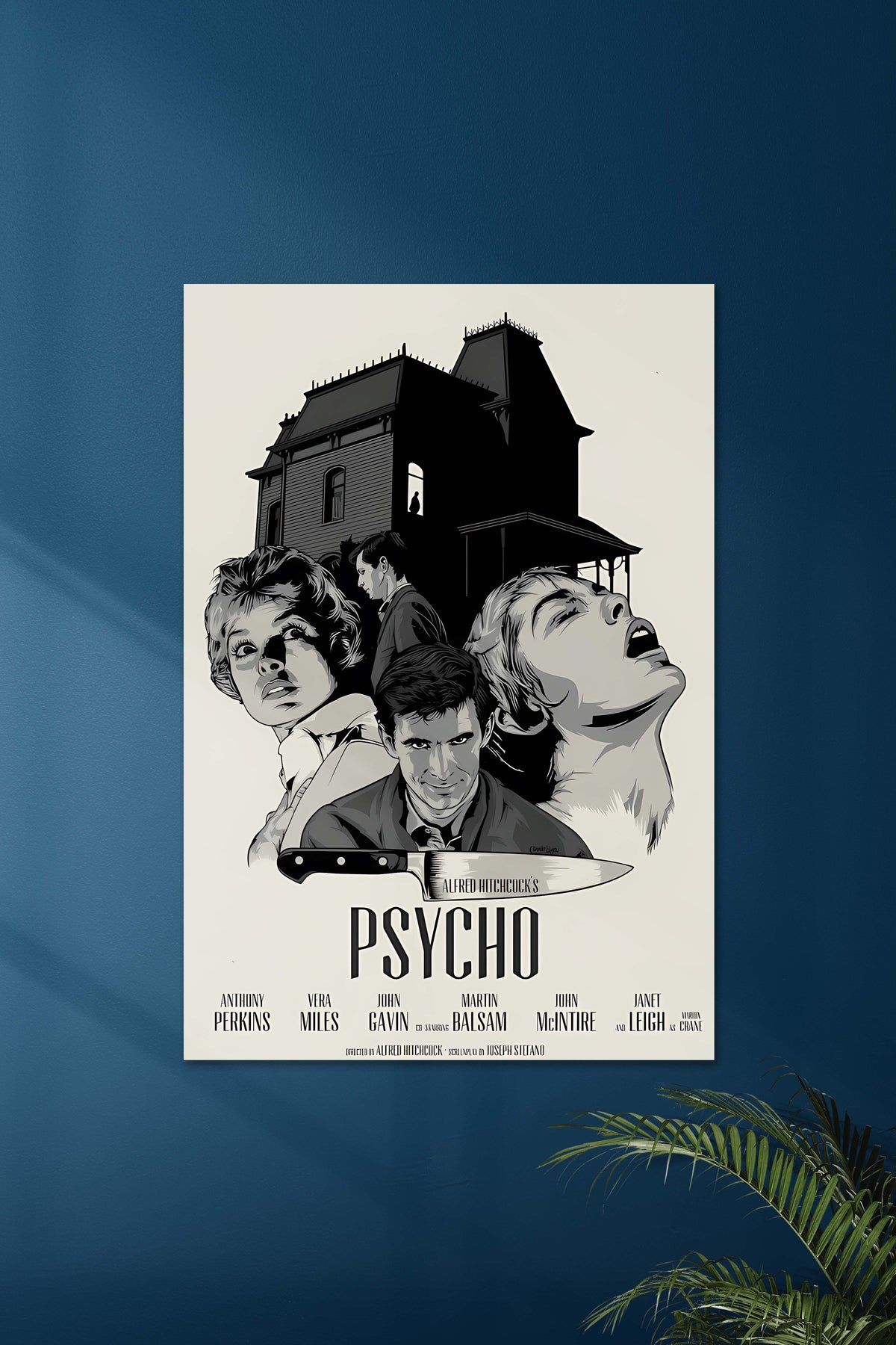 Psycho | Alfred Hitchcock | Movie Poster - A4
