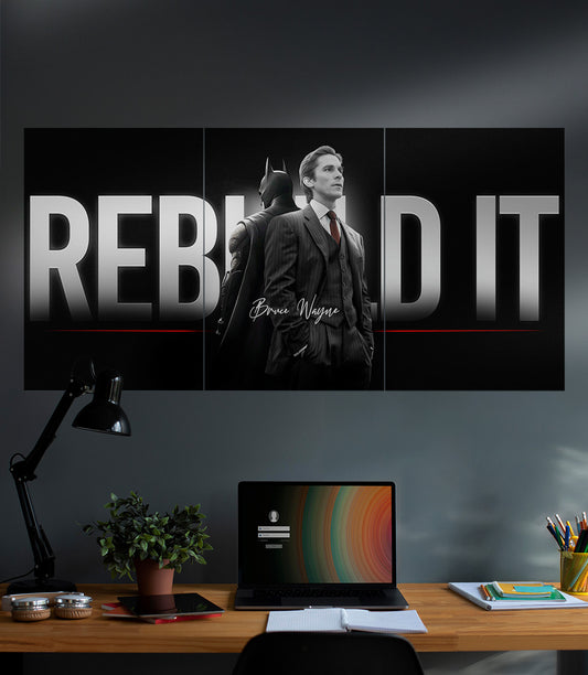 REBUILD IT BRUCE WAYNE | BATMAN | DC | 3 Piece Set