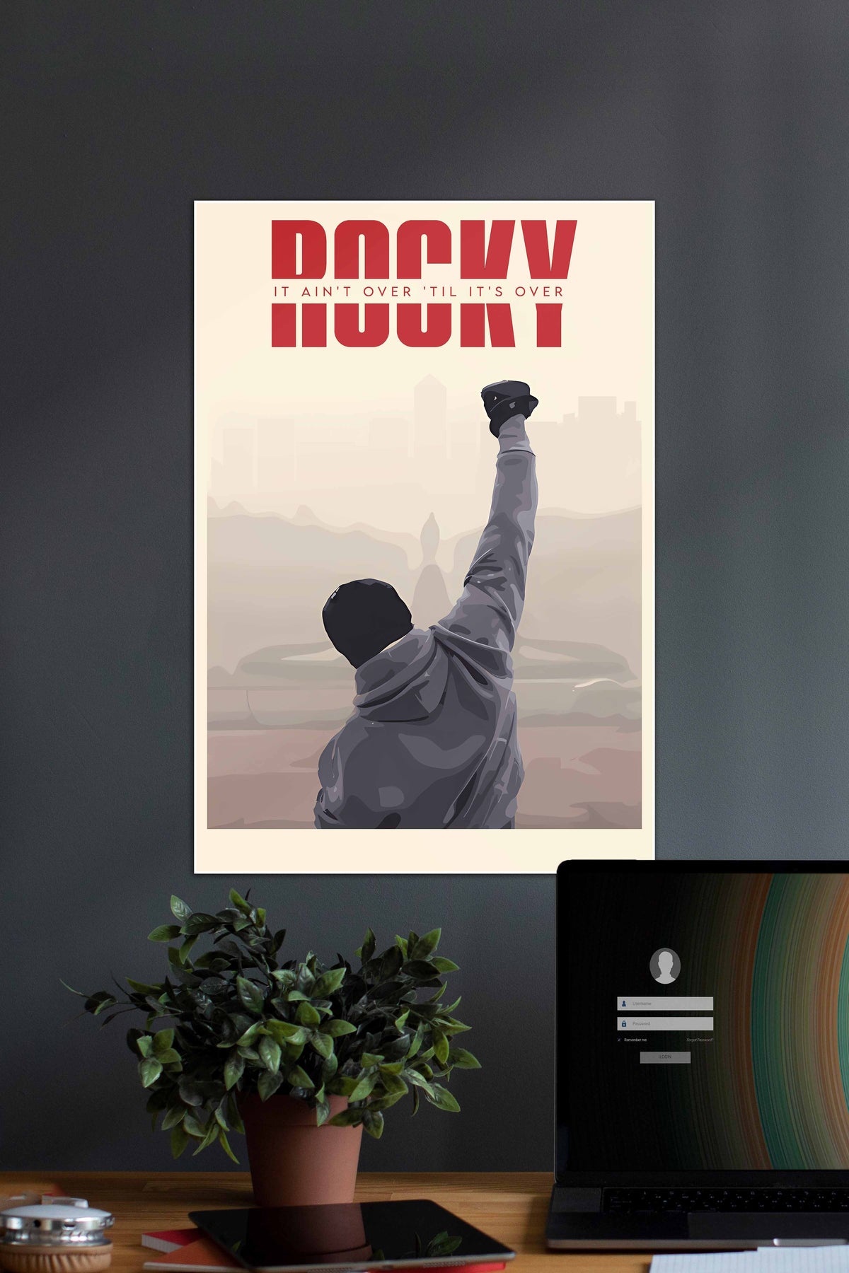 ROCKY | It Ain't Over Til It's Over | MOVIE POSTERS - A4