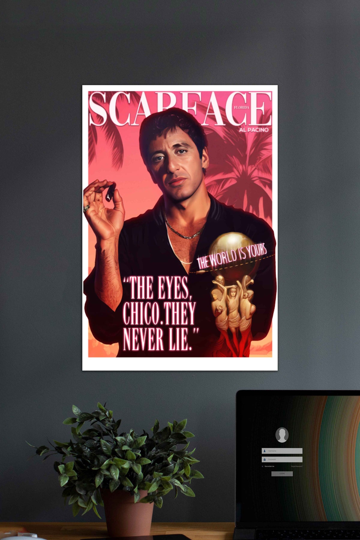 SCARFACE x CHICO | Al Pacino | Movie Poster - A4