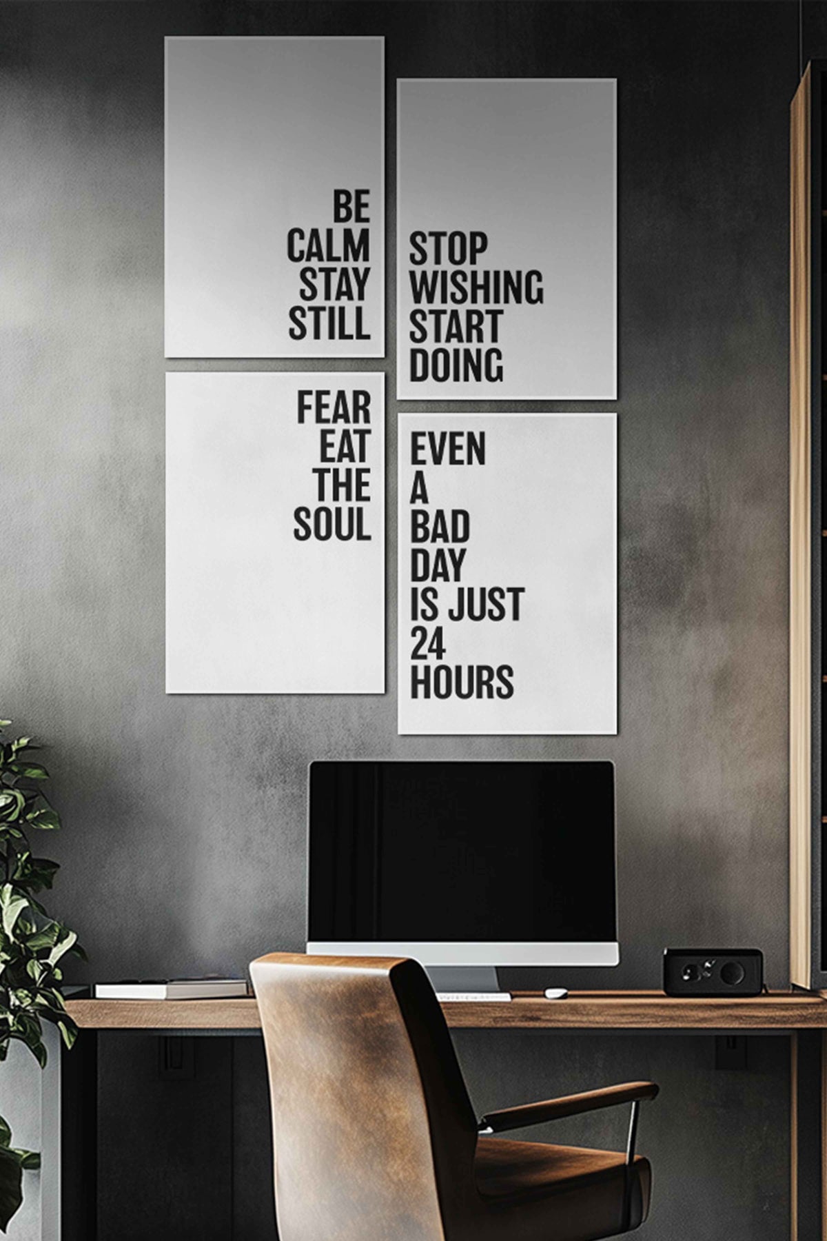 Motivational Quotes 4 pcs Set #01 | Motivational Quotes Combo – Posterized