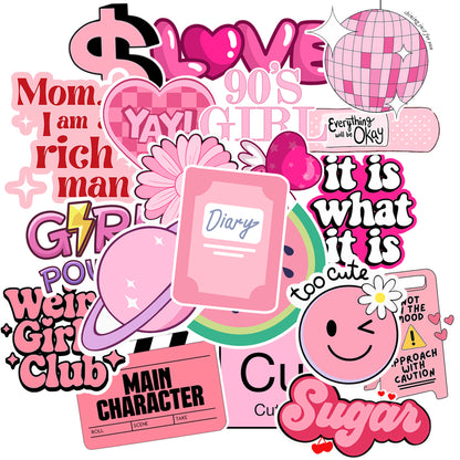 Pink Aesthetics #01 | Stickerized | 20 Stickers