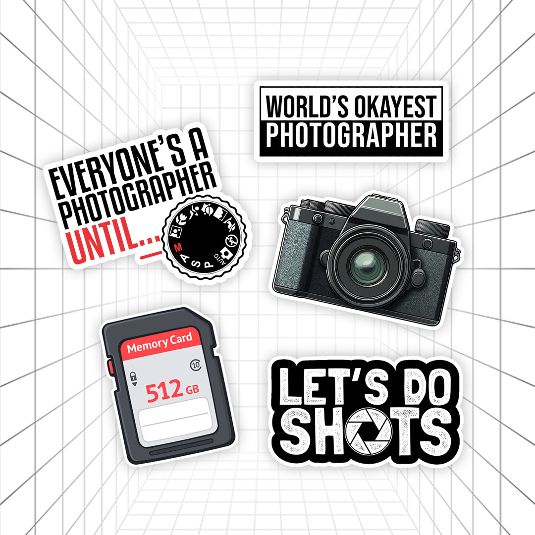 Capture Moments Camera Stickers #01 | Stickerized | 5 Stickers ...