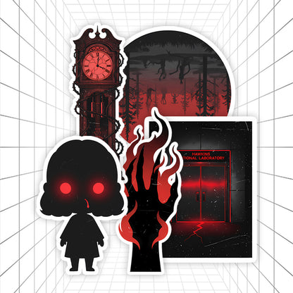Hawkins Upside Down | Stranger Things #01 | Stickerized | 5 Stickers