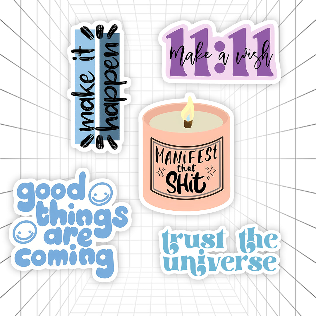 Trust the Universe Journal Stickers #01 | Stickerized | 5 Stickers