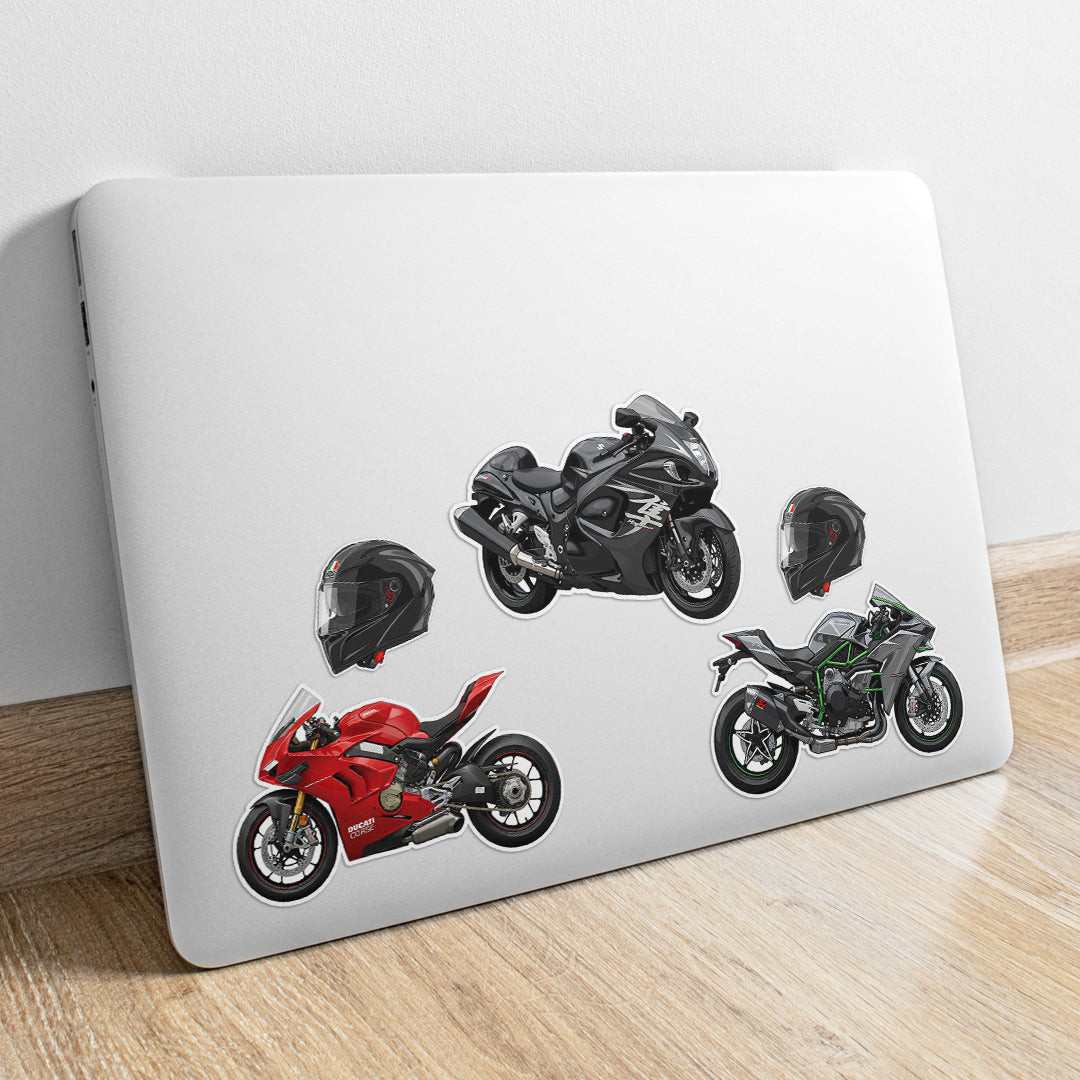 Superbike Stickers #01 | Stickerized | 5 Stickers
