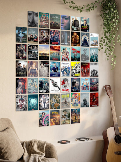 50 Epic TV Series Collage | Wall Setup Pack