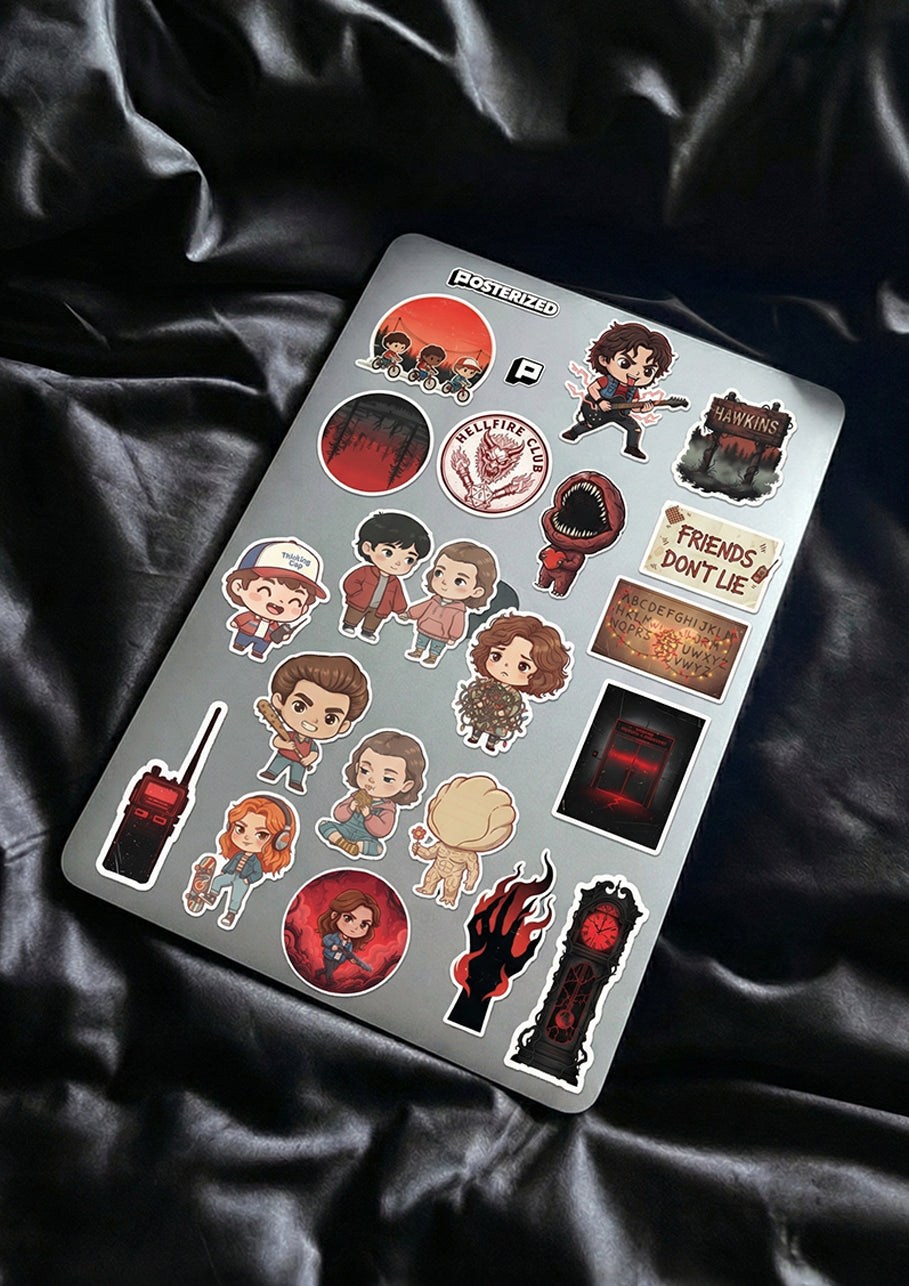 Hawkins Universe Aesthetic Sticker Pack (20 Pieces) | Stickerized