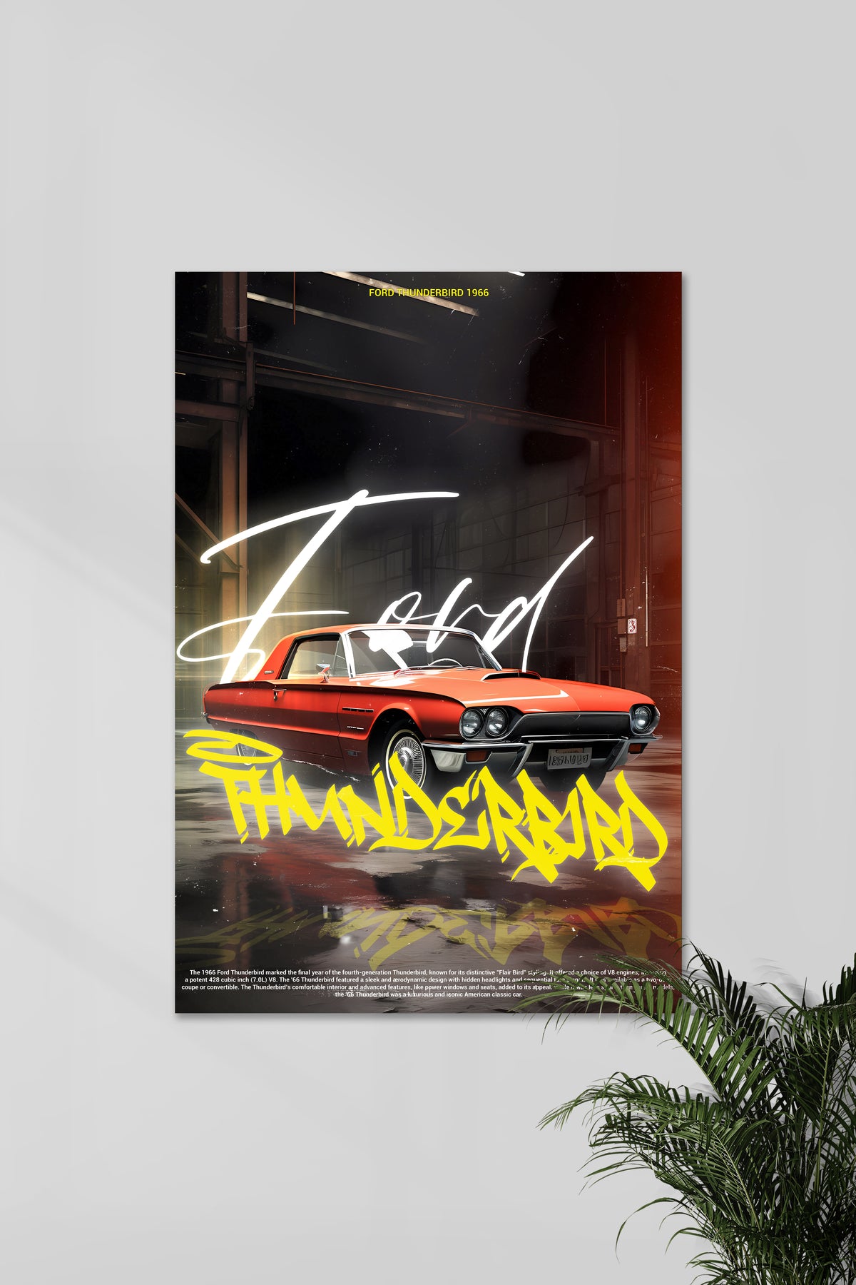Ford Thunderbird | CONCEPT CARS #05 | CAR POSTERS - A4