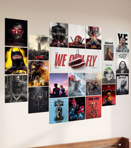 Ultimate Fan Wall Setup - 24 A4 Pack | Wall Setup Pack