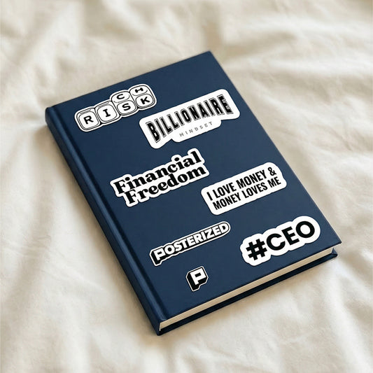 I Am Rich | Money Aesthetic #01 | Stickerized | 5 Stickers