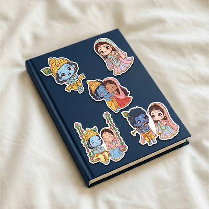 RadhaKrishna Stickers #01 | Stickerized | 5 Stickers