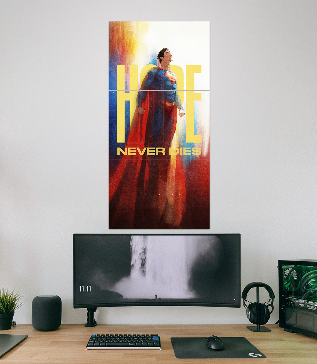 Hope Never Dies | SuperHero Aesthetic | Movie | 3 Piece Set - A4