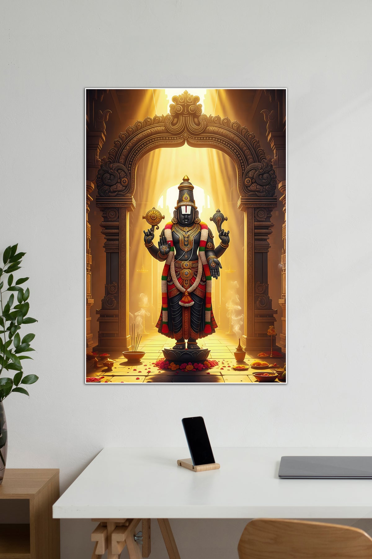 Sri Venkateswara | Lord Vishnu | Devotional Poster - A4