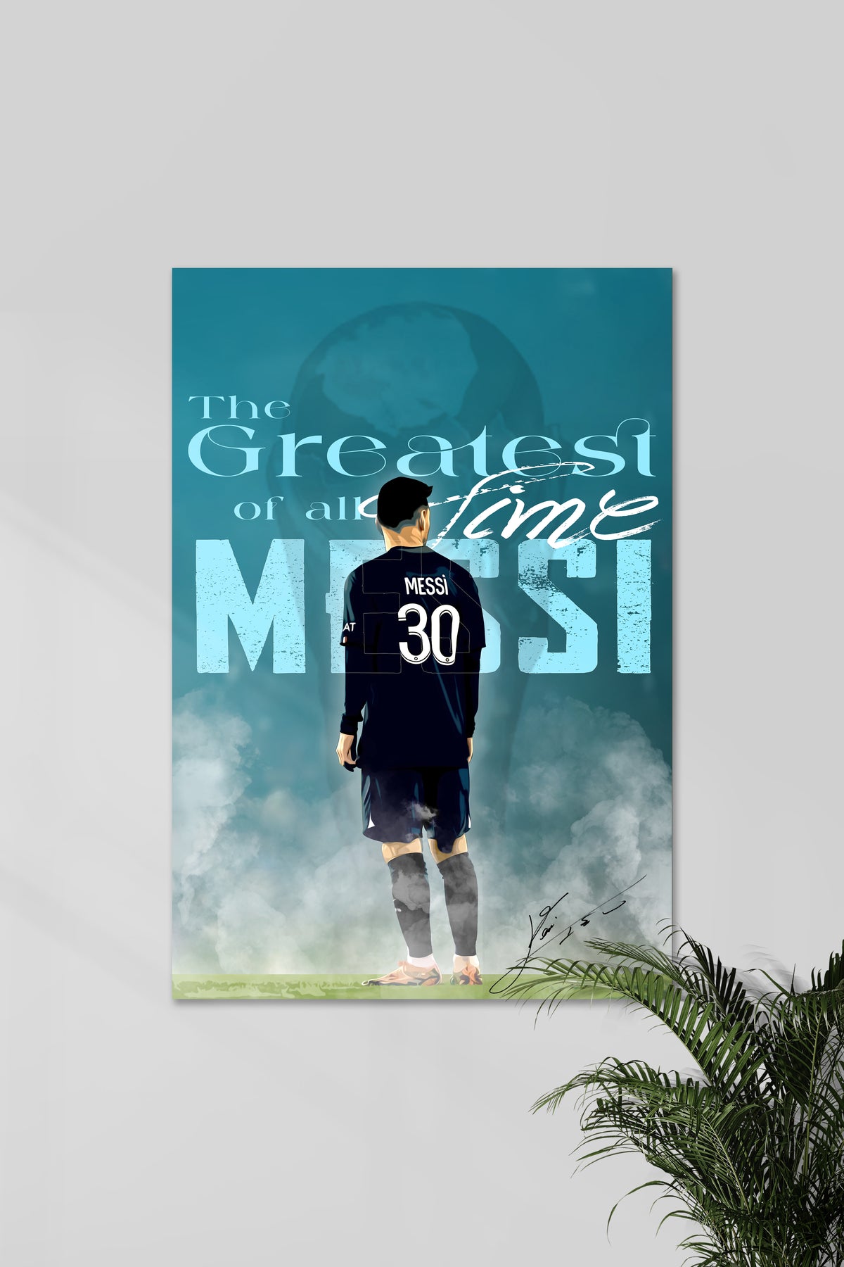 The Goat | Messi #01 | FootBall Poster - A4