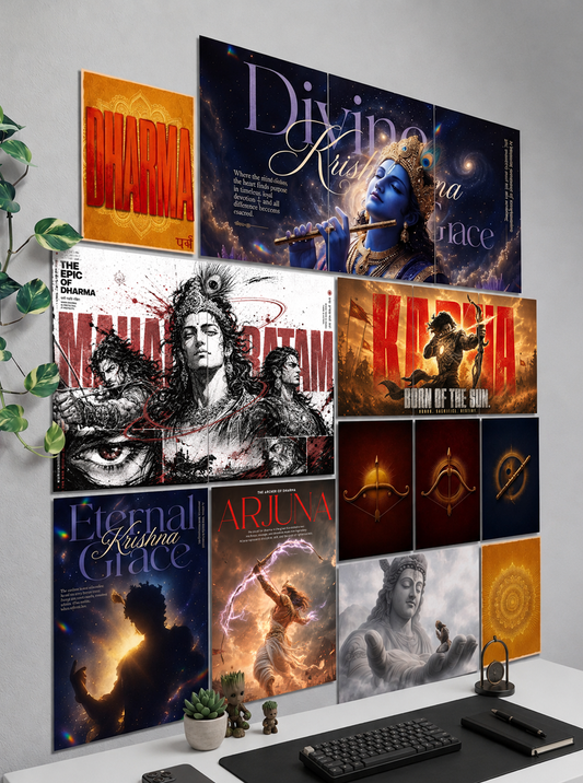 Dharma & Destiny | Wall Setup Pack | 16 Piece A4 A3 Mix Pack
