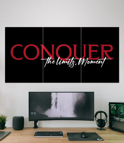 Conquer The Limits, Moment| Motivation | 3 Piece Set
