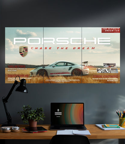 PORSCHE CHASE THE DREAM | CAR SET | 3 Piece Set