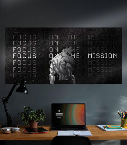 Focus on the mission | Motivation | 3 Piece Set