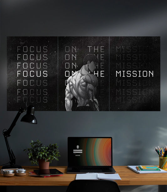 Focus on the mission | Motivation | 3 Piece Set
