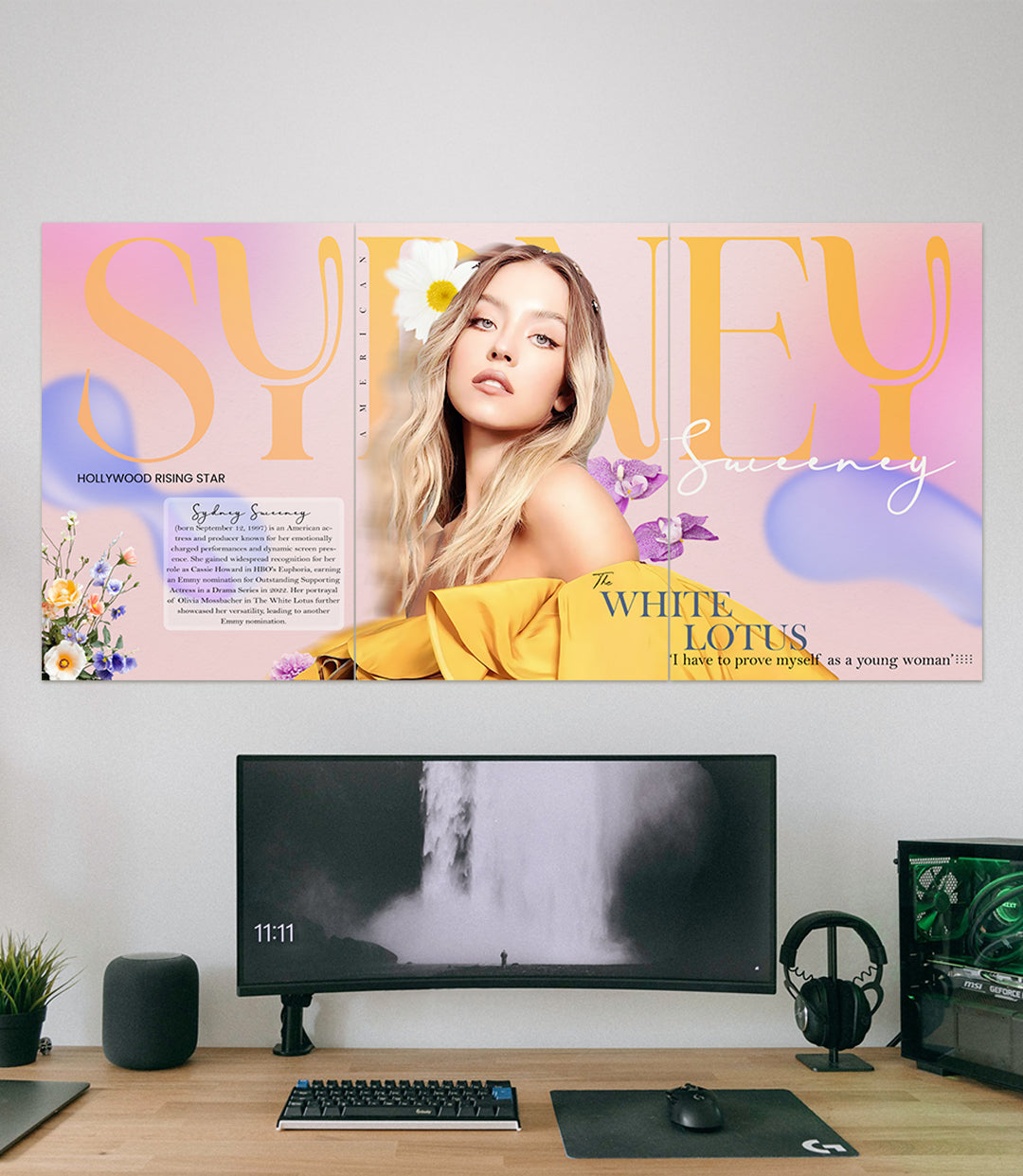 Sydney Sweeney | The White Lotus #01 | 3 Piece Set - A4