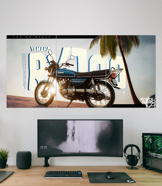 Yamaha RX 100| Bike Set | 3 Piece Set