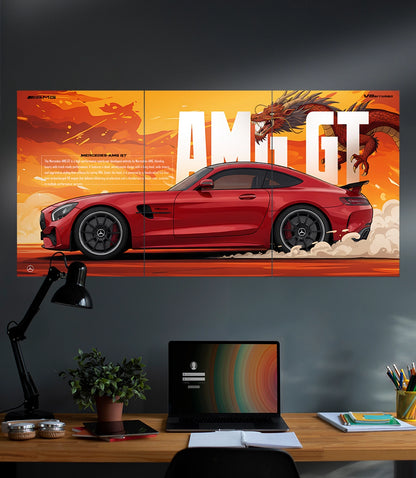 Mercedes AMG GT  | Car Set | 3 Piece Set