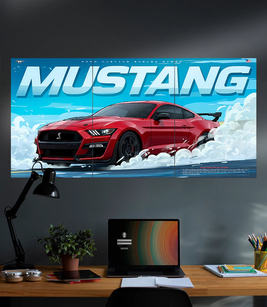 FORD MUSTANG SHELBY GT500 | Car Set | 3 Piece Set