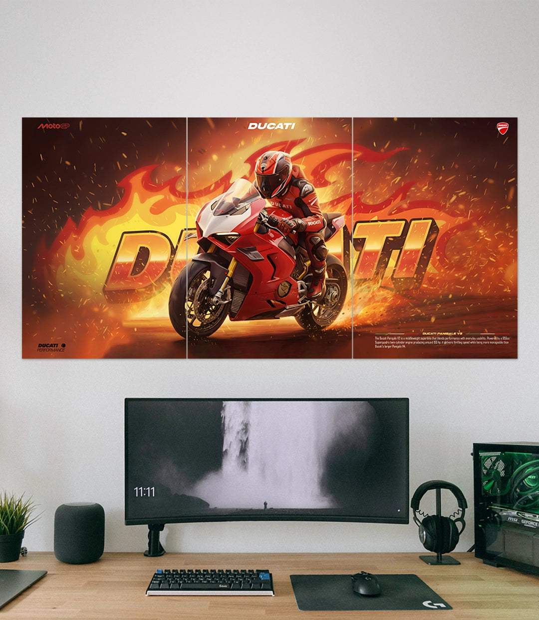 DUCATI PANIGALE V2 | Bike Set | 3 Piece Set - A4