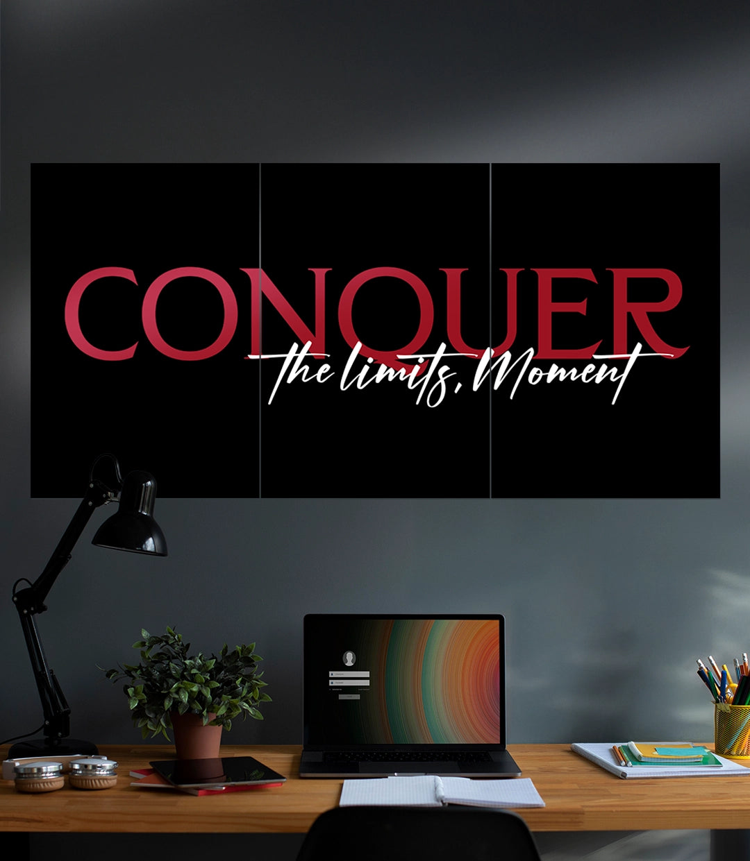 Conquer The Limits, Moment| Motivation | 3 Piece Set