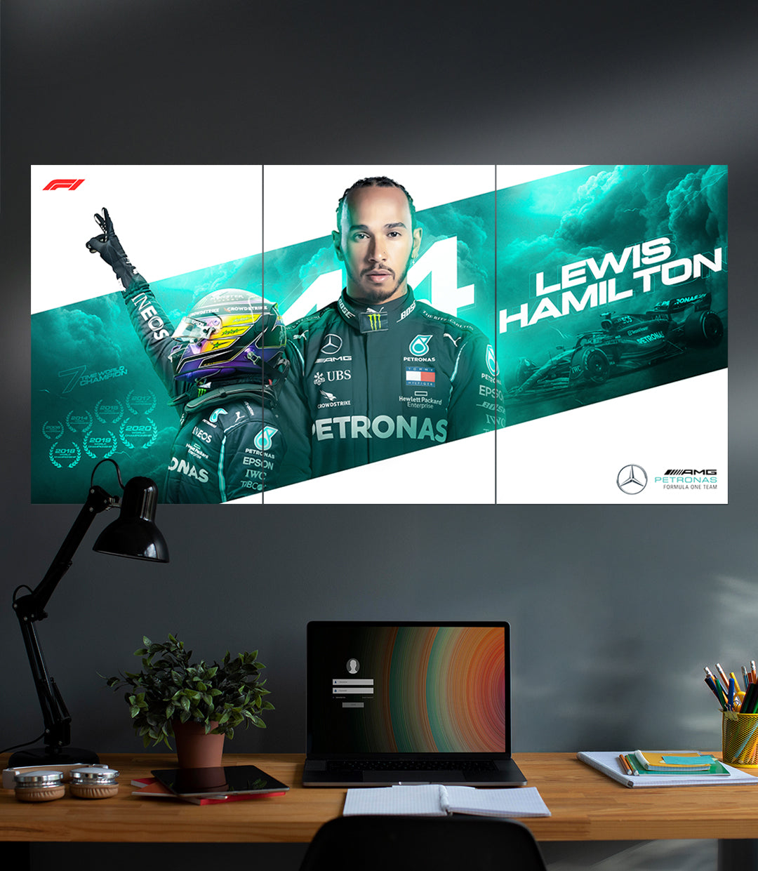 Lewis Hamilton F1 | Formula 1 | 3 Piece Set