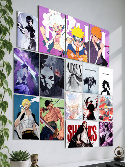 Legendary Trio Wall Setup | Premium Wall Setup Pack | 16 Piece A4 A3 Mix Pack