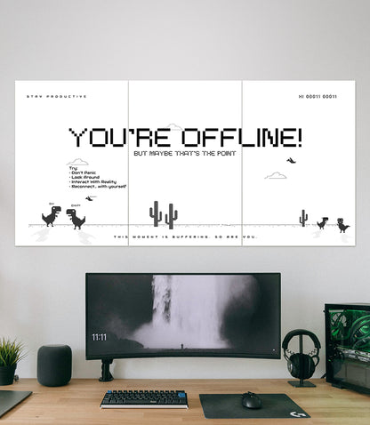 Stay Productive | Aesthetic | Motivation | 3 Piece Set