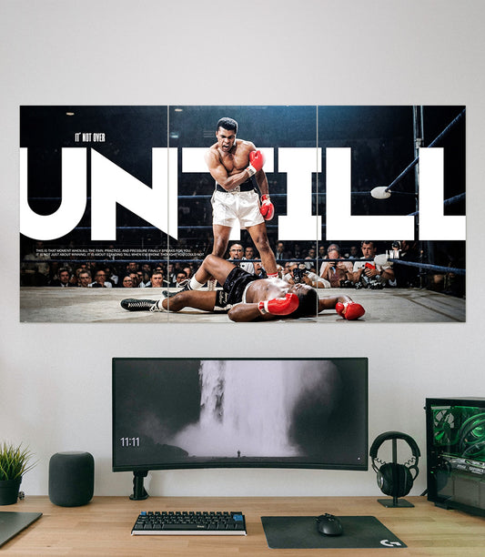 Until I Win | Muhammad Ali | 3 Piece Set
