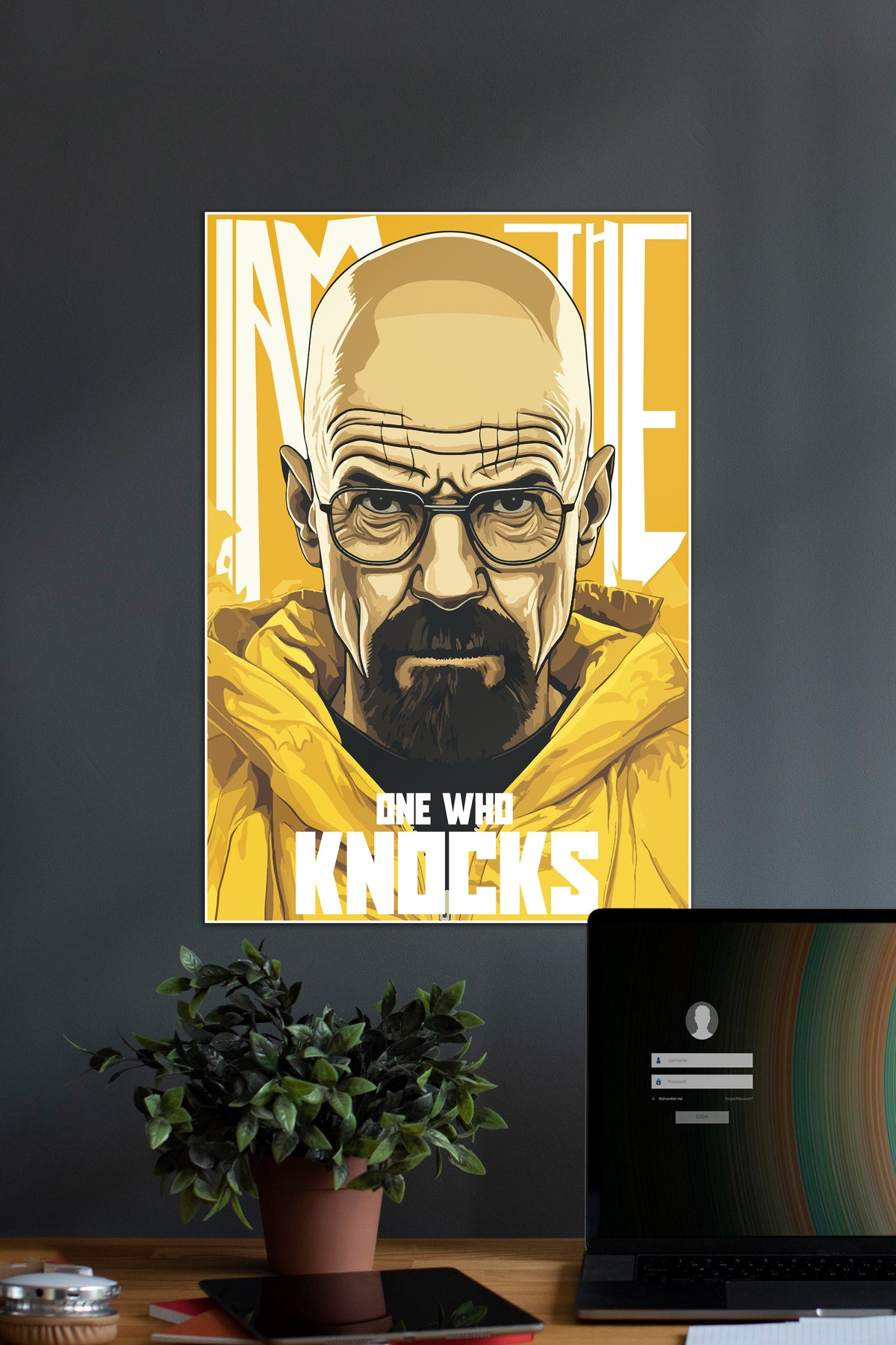 Iam The One Who Knocks | Walter White #01 | Series Poster - A4