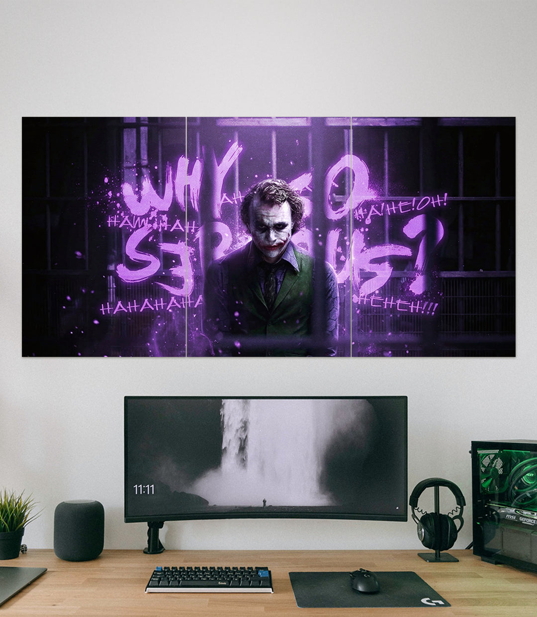 Why so serious | Joker | 3 Piece Set - A4