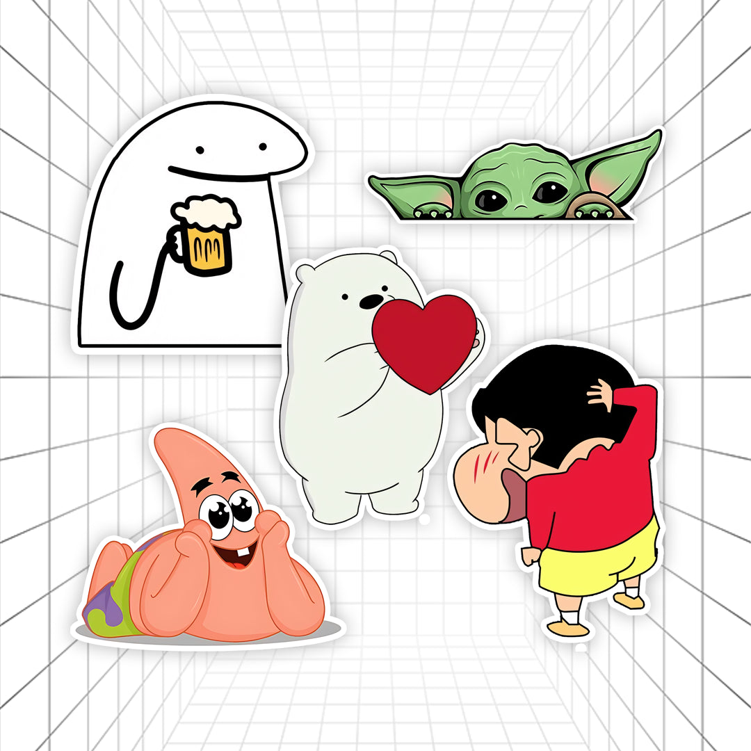 Cute Aesthetic Sticker #01 | Stickerized | 5 Stickers