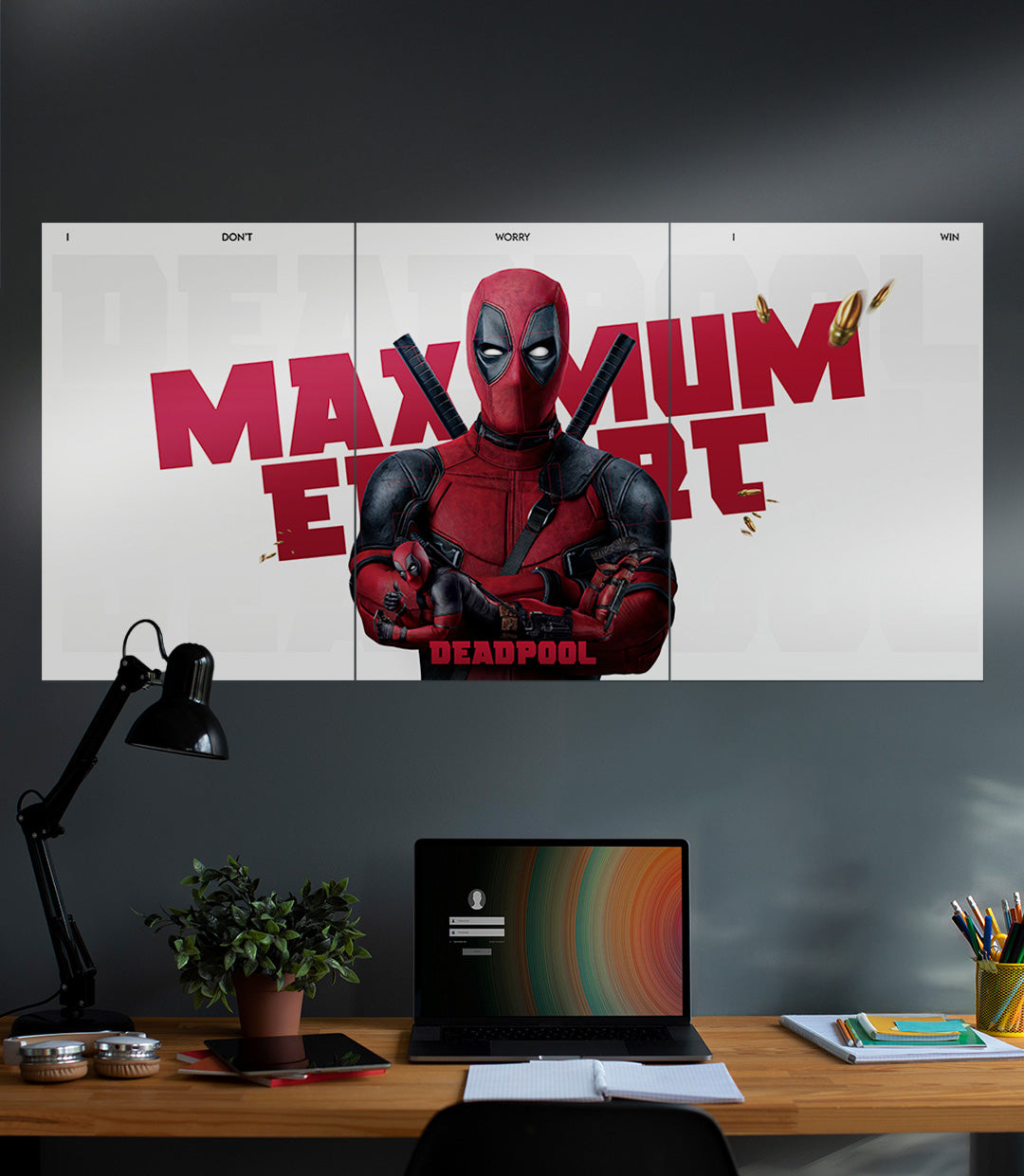 MAXIMUM EFFORT | DEADPOOL | MCU | 3 Piece Set – Posterized