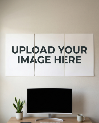 Customize Your Wall Three Piece Split Art Set