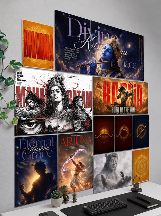 Dharma & Destiny wall setup pack on a wall