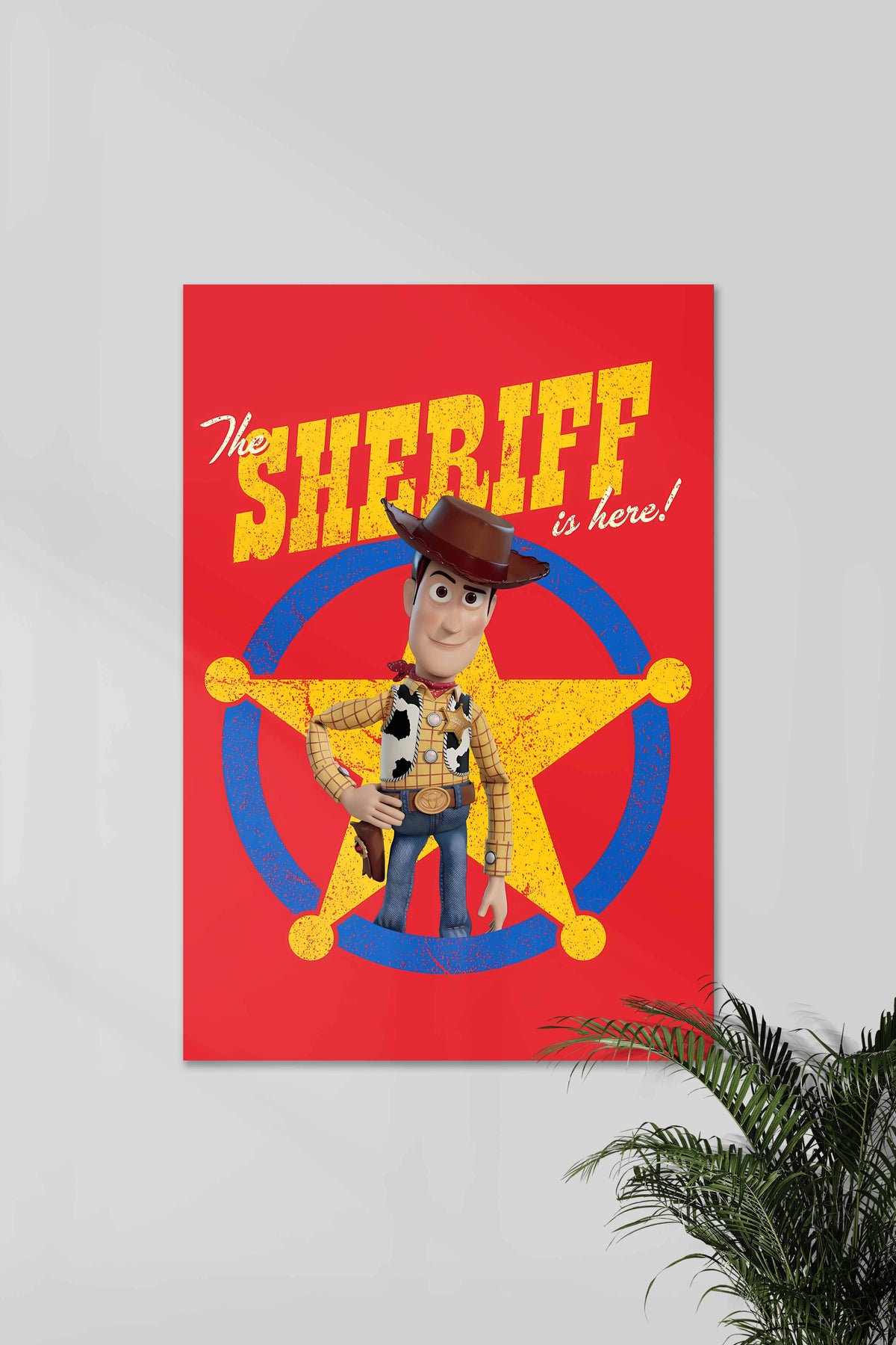 Woody the Sheriff | ToyStory 4 | Disney Movie Poster - A4
