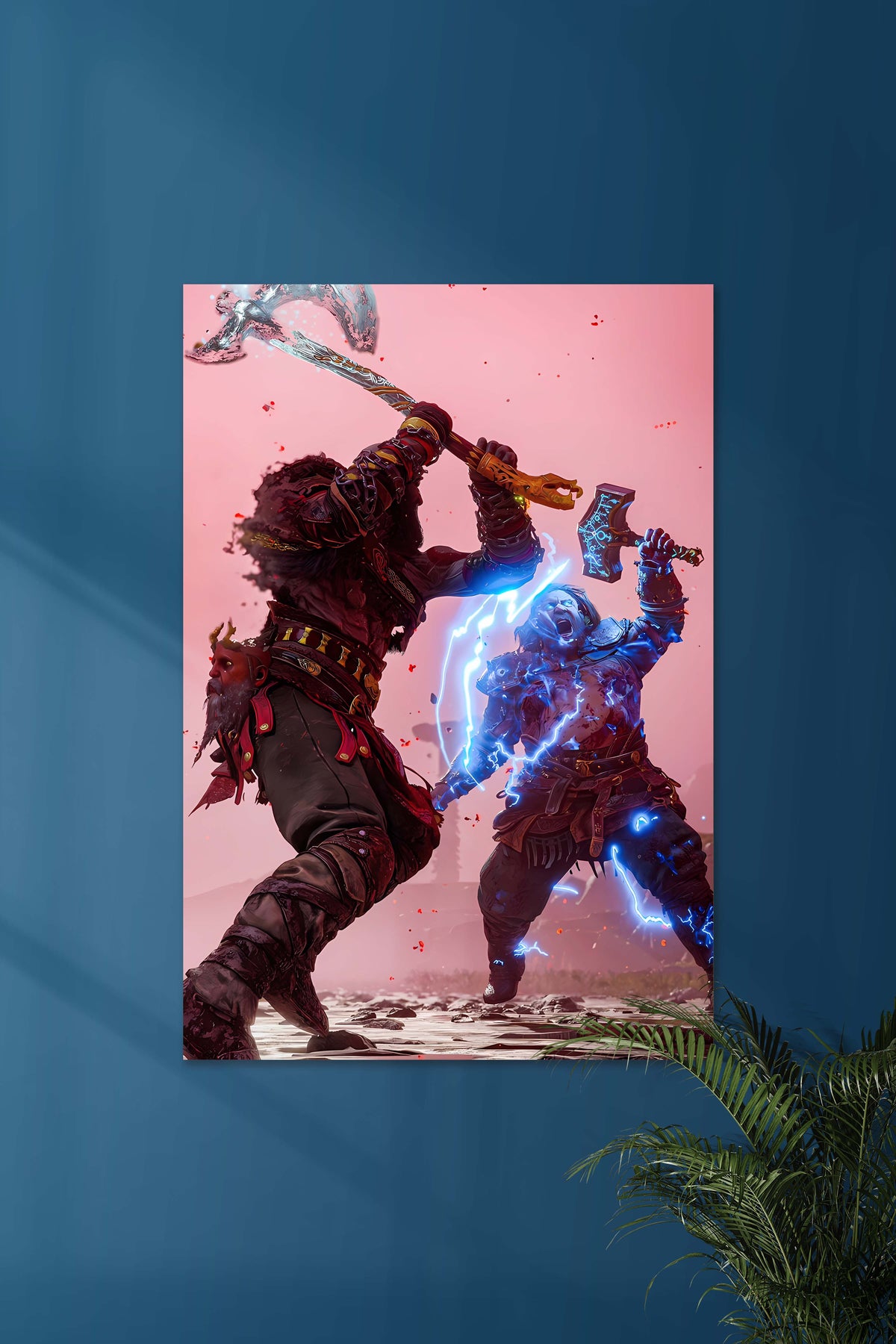 GOD OF WAR vs GOD OF THUNDER #01 | GAME POSTERS - A4