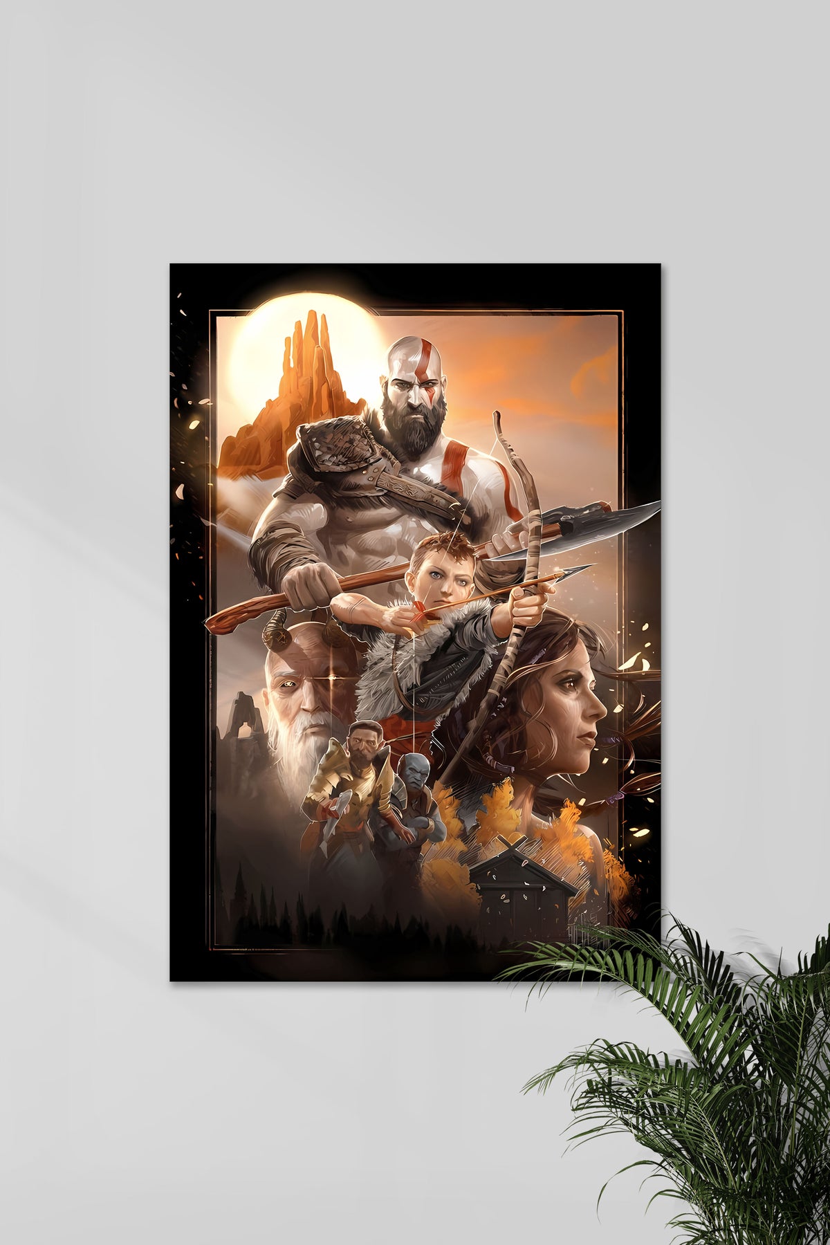 GOD OF WAR | PS4 GOW | GAME POSTERS - A4
