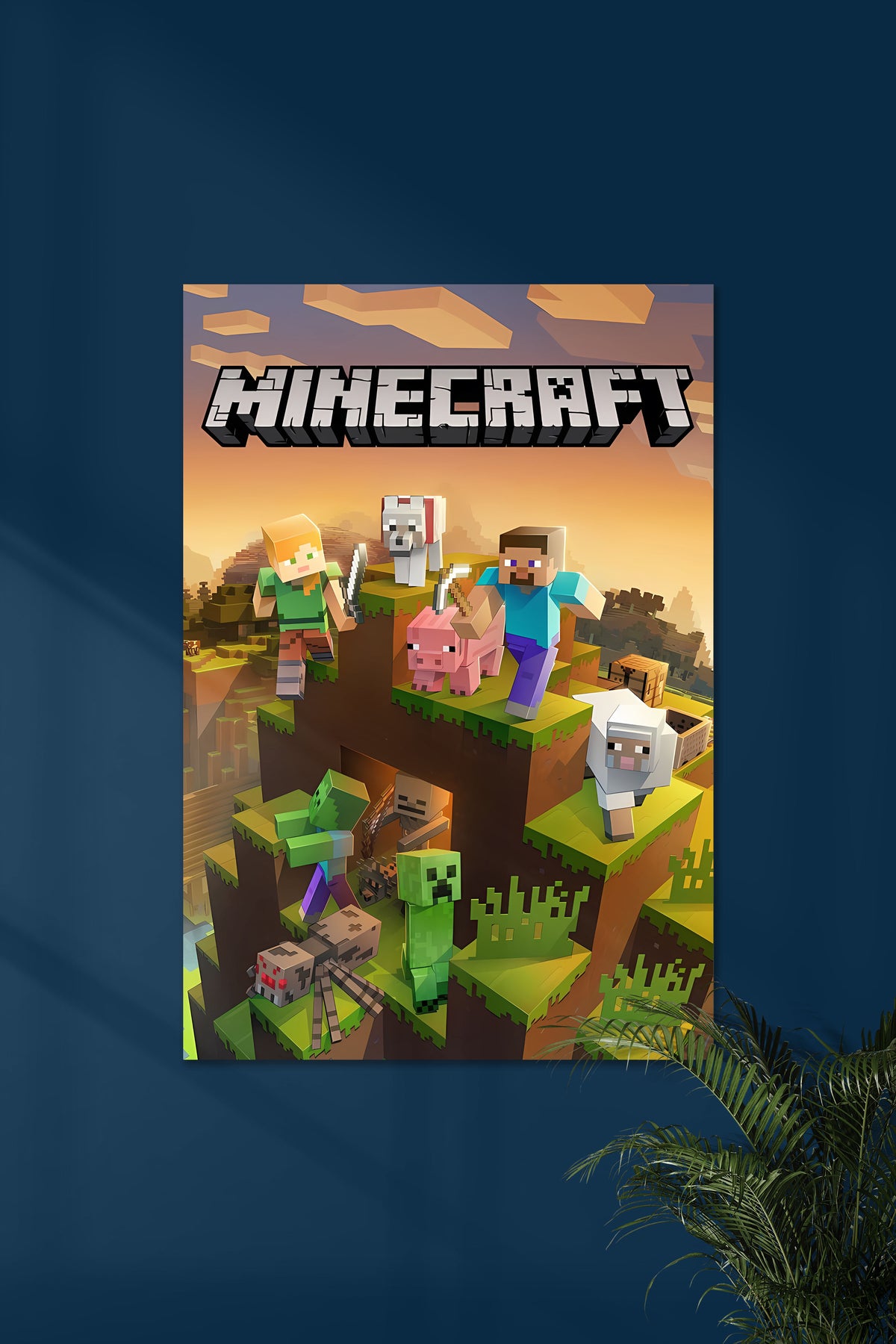 MINECRAFT | EARTH | GAME POSTERS - A4