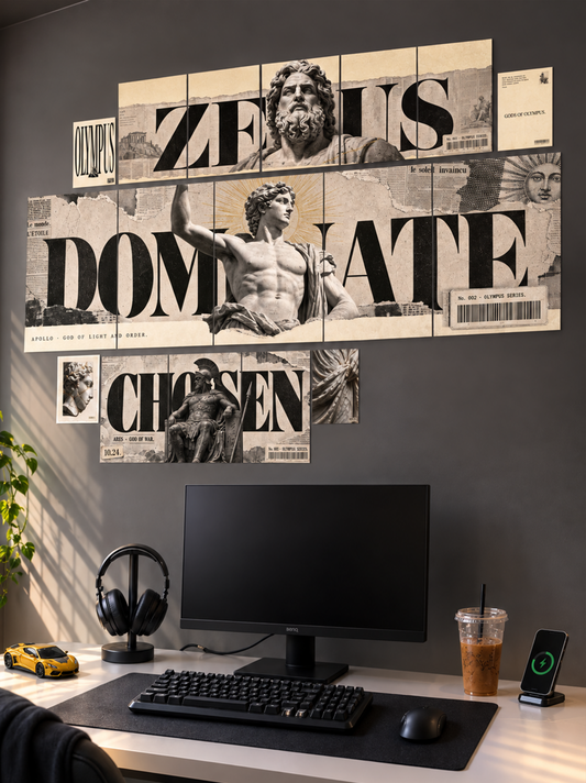 Gods of Olympus Combo | Wall Setup Pack | 17 Piece A4 A3 A5 Mix Pack