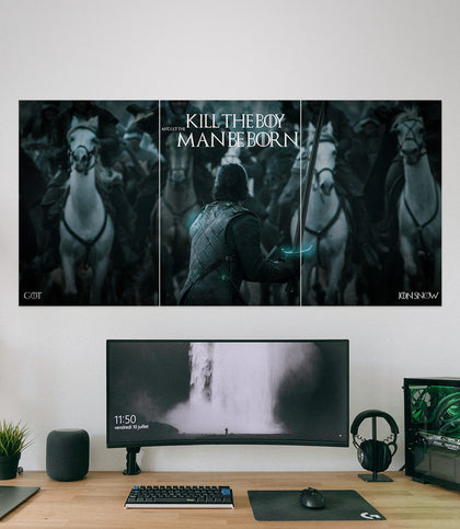 Kill the boy Jon Snow | Battle of the Bastards | Game of Thrones #01 | 3 Piece Set