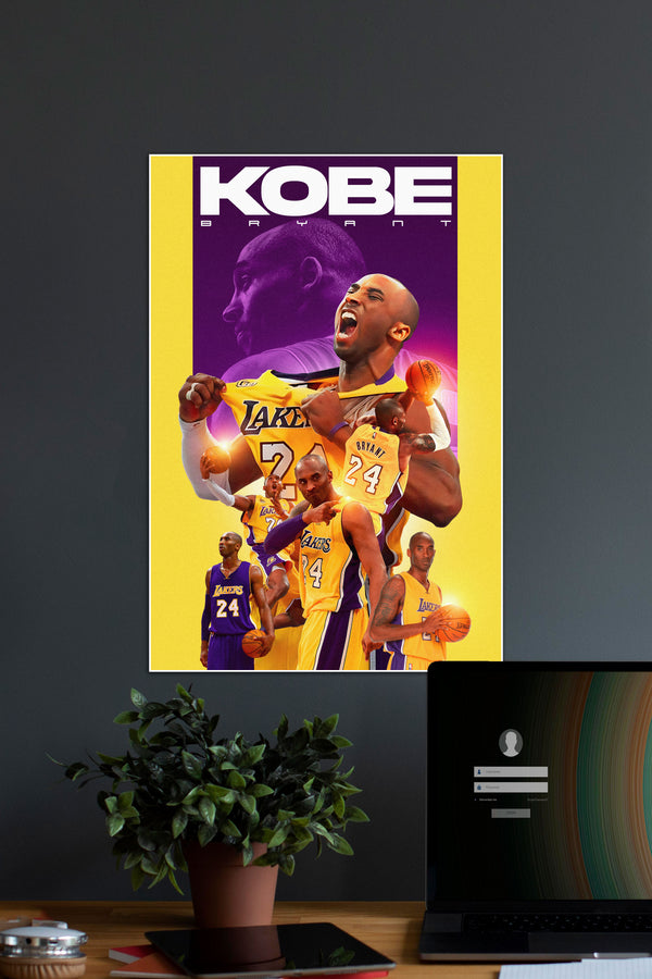 KOBE #00 | Kobe Bryant | Basketball Poster – Posterized