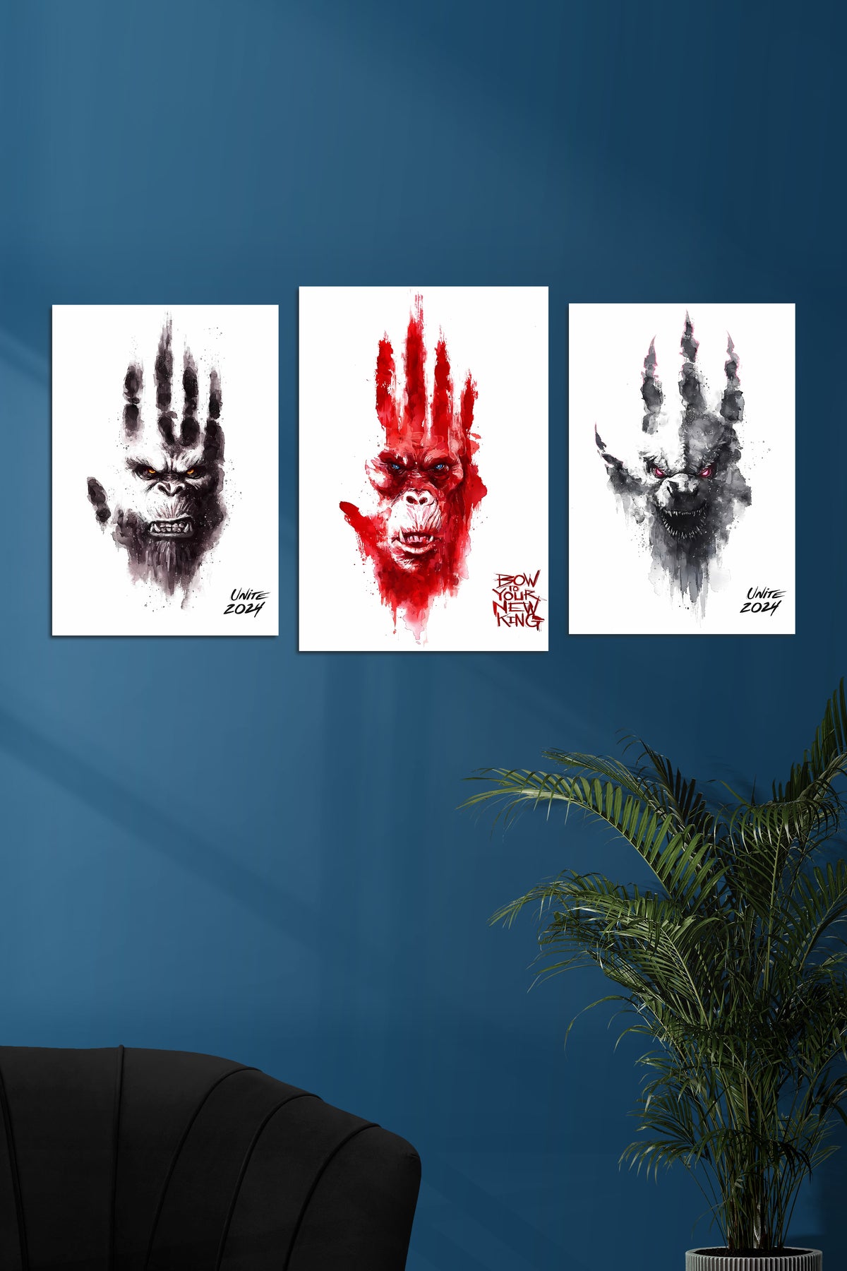 Godzilla x Kong | The New Empire | Movie Pack Of 3 - A4